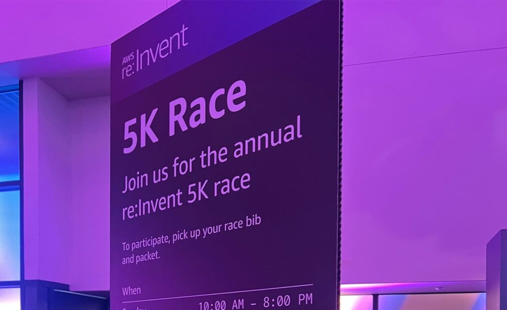 「AWS re:Invent 5k」について